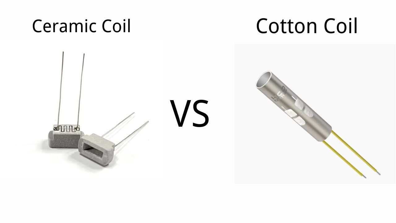 A bobina de aquecimento de cerâmica vs bobina de algodão